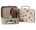 Medium Checkered Suitcase by maileg