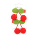 Pom Pom Cherry Hair Clip Set by Molly & Rose
