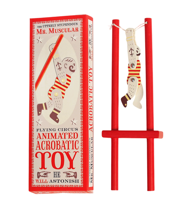 Wooden Acrobatic Toy - Mr Muscular