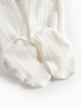 Gentle White Pointelle Modal Rubetta Onesie by MarMar Copenhagen