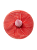 Tomato Stripe Alexo Pom Pom Beret by MarMar Copenhagen