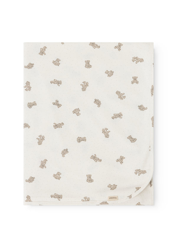 Teddy Bears Large Alida Baby Blanket by MarMar Copenhagen