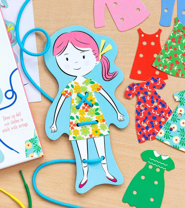 Learn to Stitch Dress Up Dolly by Rex London