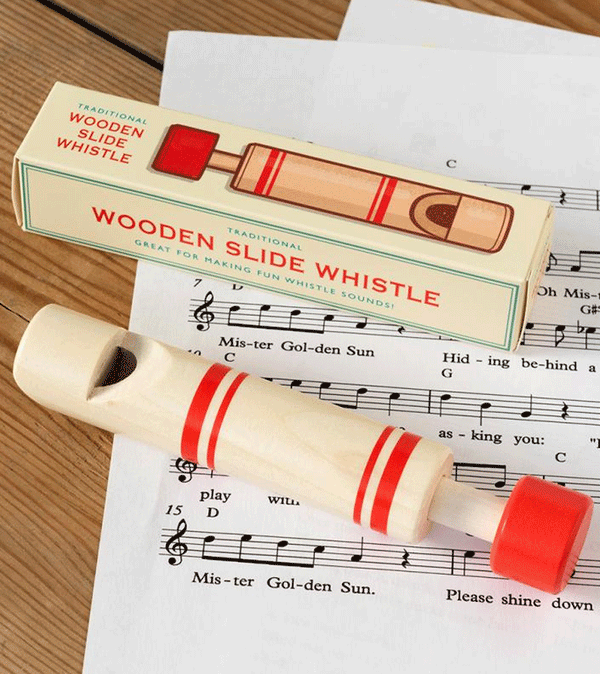 Traditional Wooden Slide Whistle