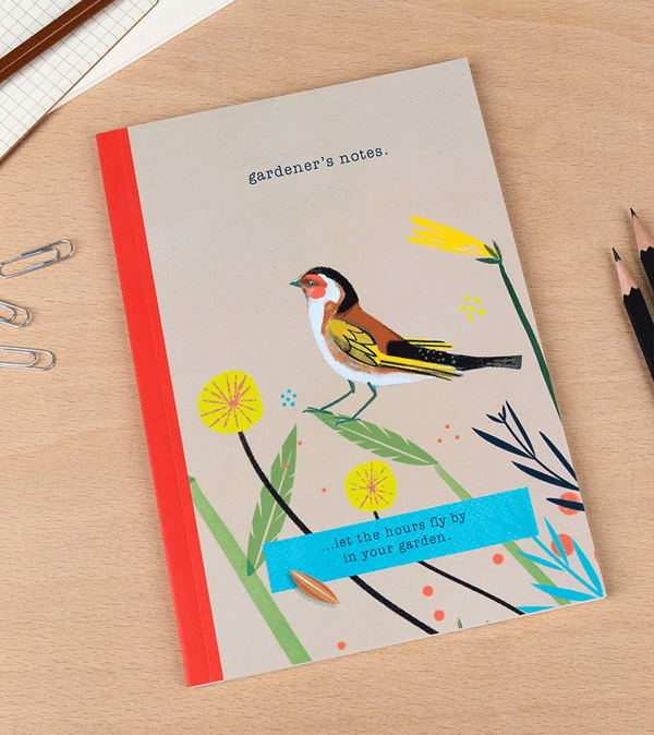 A5 Gardener's Notes Notebook by Rex London