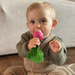 Ramona the Radish Baby Teether by Oli and Carol