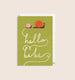 Hello Bebe Snail Mini New Baby Card by Holsen Studio