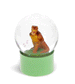 Dinosaur Mini Glitter Snow globe by Rex London