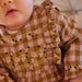 Embroidered Gingham Marvel Romper by Bonheur du Jour