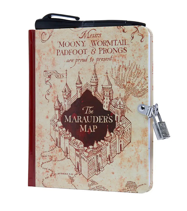 Harry Potter Marauder's map Diary with Invisible ink Pen