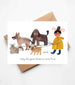 DOG WALKER card