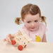 Wooden Kitten On Wheels by Mentari