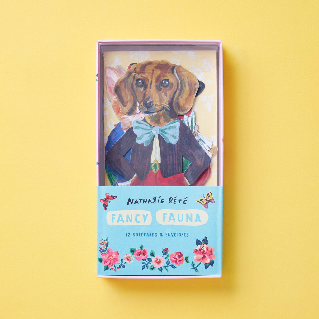 Fancy Fauna: 12 Notecards & Envelopes by  Nathalie Lété