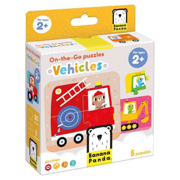 On-the-Go Puzzle Vehicles Puzzle Toy by Banana Panda