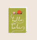 Hello Bebe Snail Mini New Baby Card by Holsen Studio