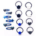 Navy Blue School Hair Clips & Bobble Hair Ties by Classette