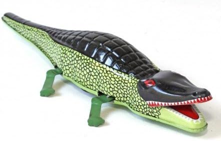 Retro Wind up Crocodile Tin Toy