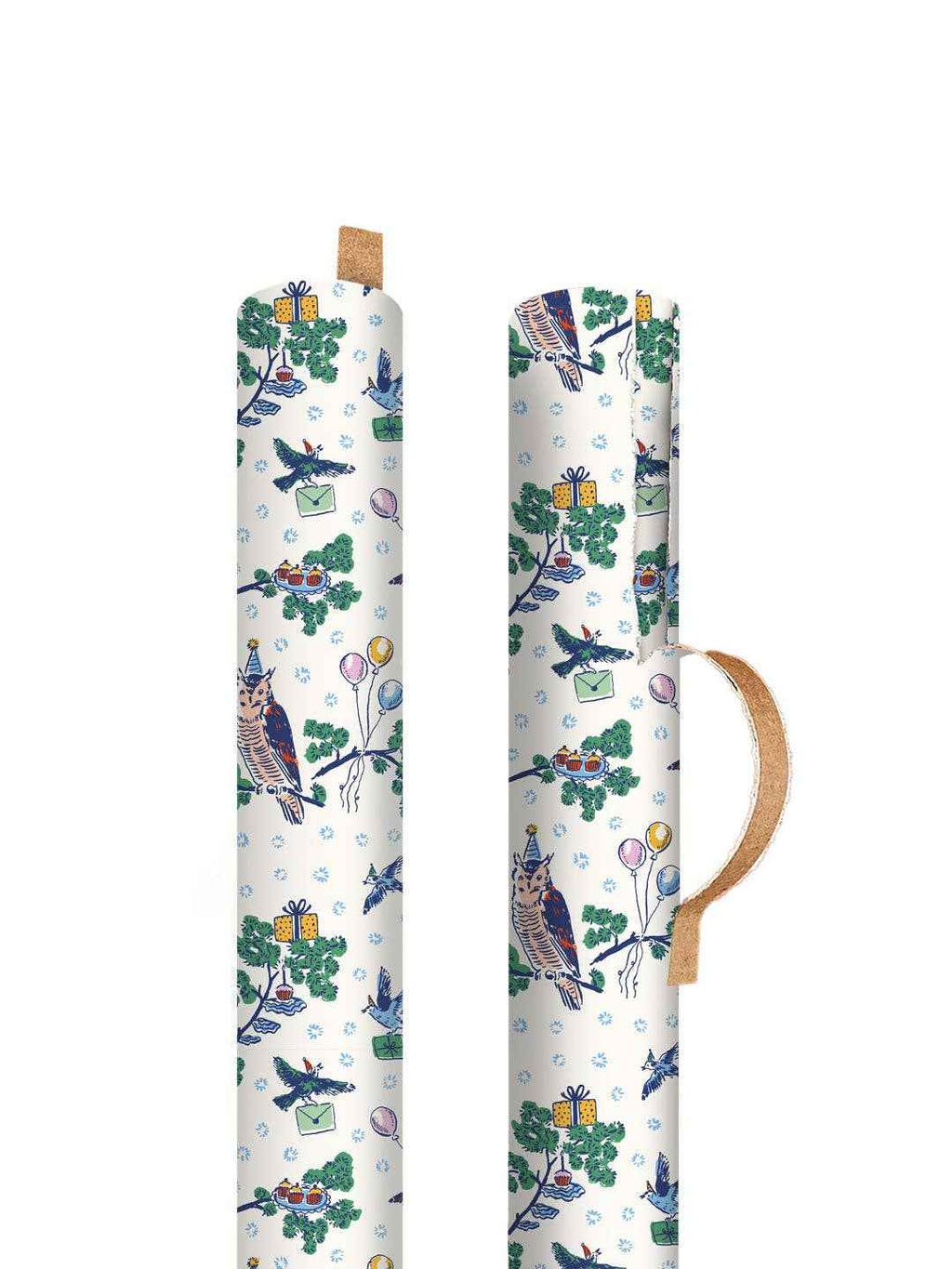 Woodland Party Single Roll Wrapping Paper by Ohh Deer