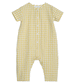 Lemon Checks Baby Romper by Serendipity