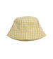 Lemon Checks Woven Bucket Hat by Serendipity