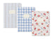 Set of 3 Stitched Notebooks in Blue Floral & Check by Ohh Deer