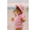 Reversible Stripes Bloom & Blush Sunhat by Tutete