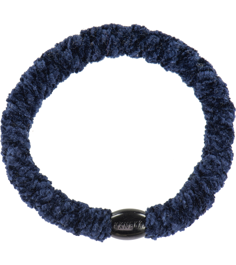 Navy Velvet Hairband by Bon dep