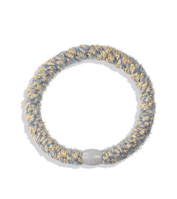 Velvet Glitter Jeansblue Hairband by Bon dep