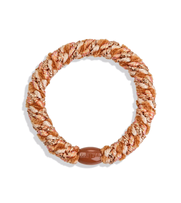 Mix Peach Powder Velvet Hairband by Bon dep