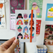 A6 Girls Leatherette Paper Notebook by Daria Solak
