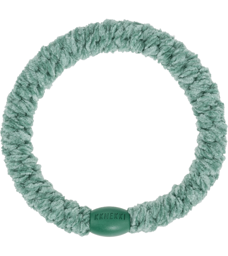 Faded Green Velvet Hairband by Bon dep