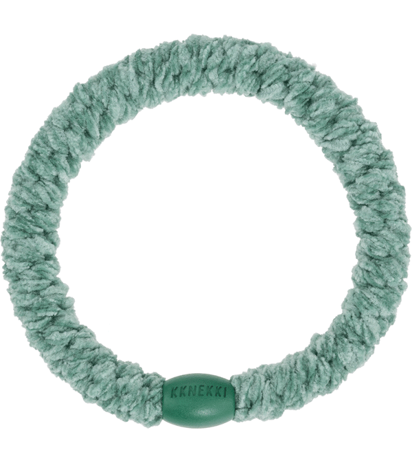 Faded Green Velvet Hairband by Bon dep