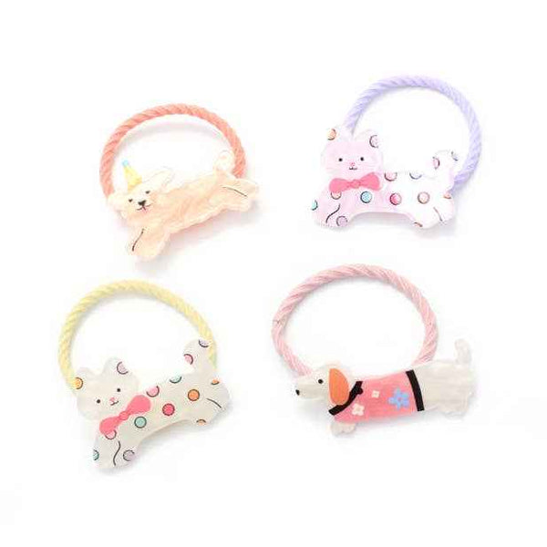 Set of 2 Pastel Animal Elastics by Molly & Rose