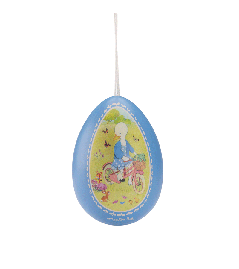 La Grande Famille Small Tin Easter Egg by Moulin Roty
