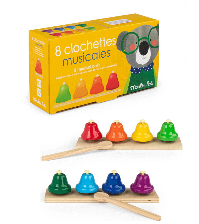 The Popipops 8 Musical Bells by Moulin Roty