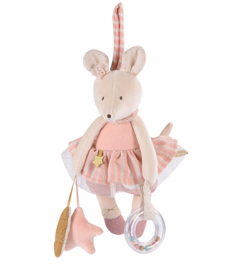 La Petite Ecole de Danse Hanging Activity Mouse by Moulin Roty