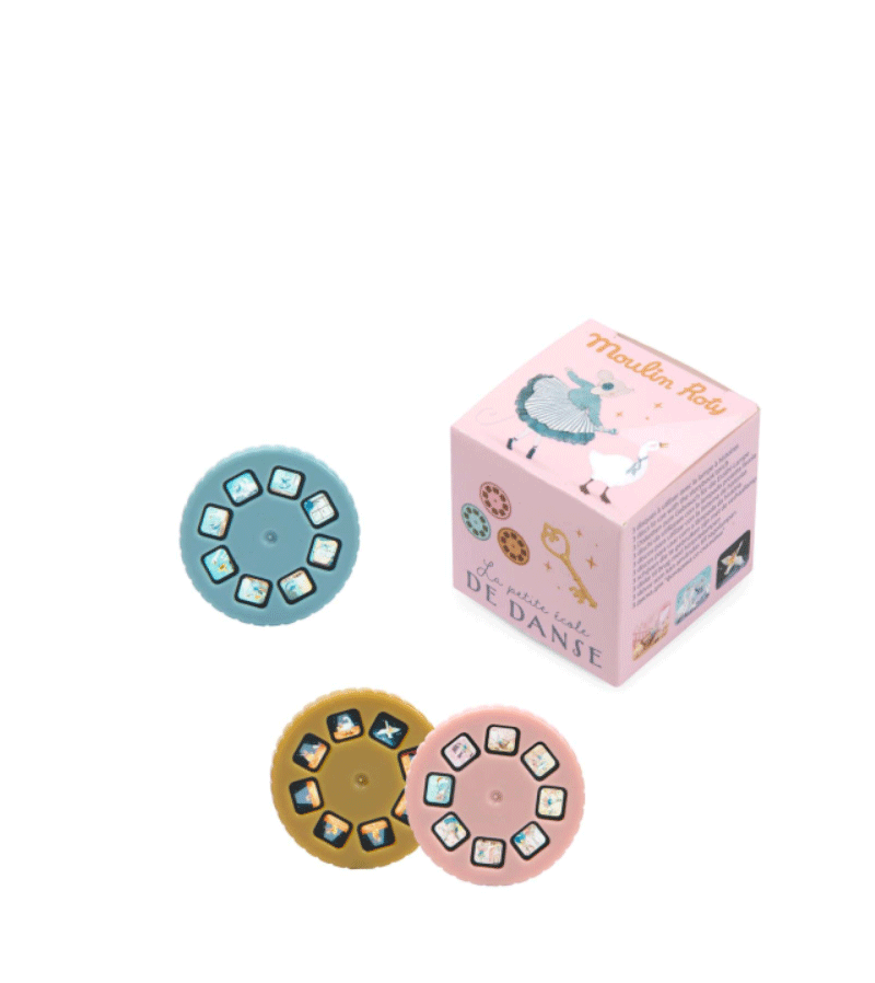 Box of 3 La Petite Ecole de Danse Story Torch Discs by Moulin Roty