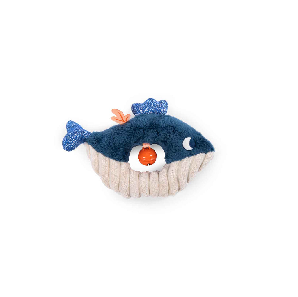Les Aventures de Paulie Soft Whale Rattle by Moulin Roty