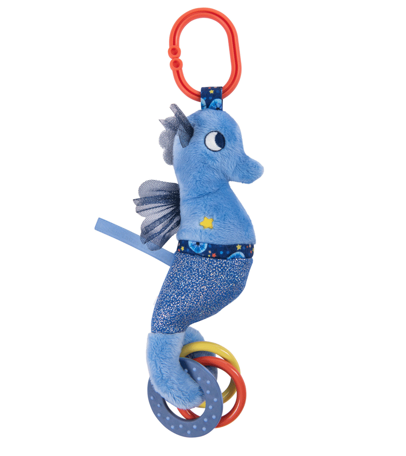 Les Aventures de Paulie Activity Sea Horse Soft Toy by Moulin Roty