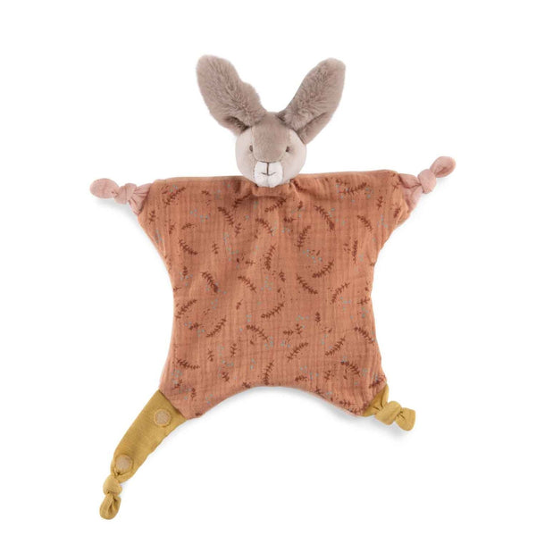 Clay Rabbit Comforter Trois Petits Lapins by Moulin Roty