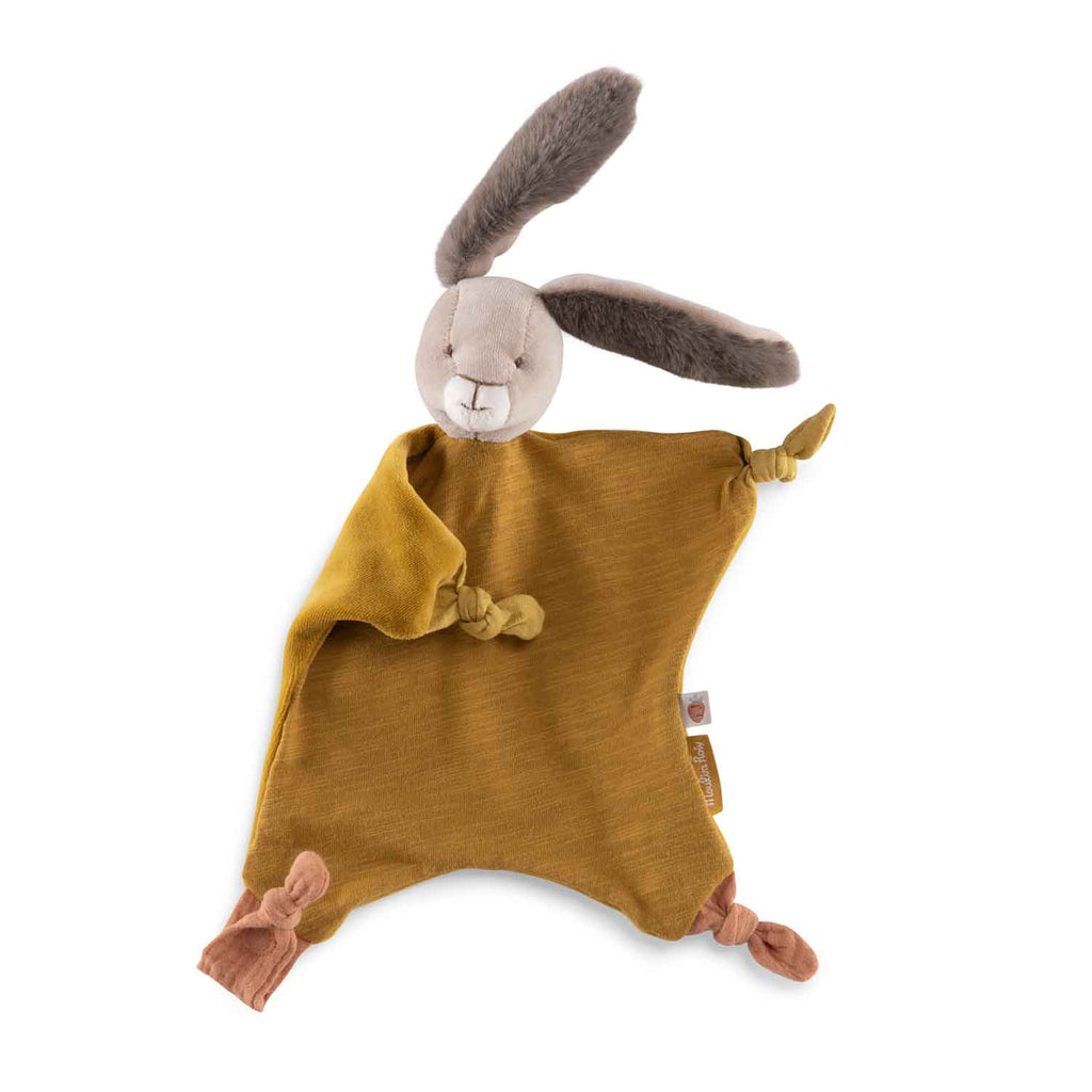 Ochre Rabbit Comforter Trois Petits Lapins by Moulin Roty