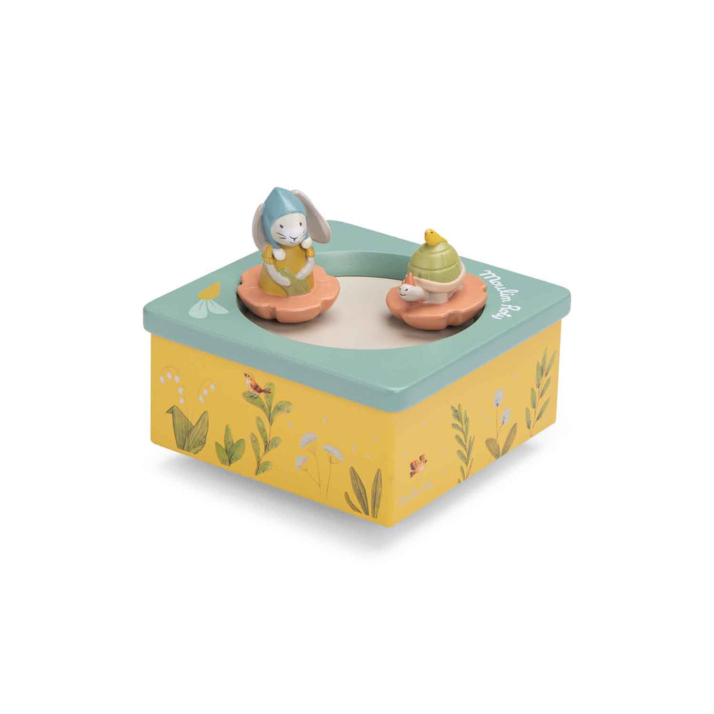 Trois Petits Lapins Magnetic Music box by Moulin Roty