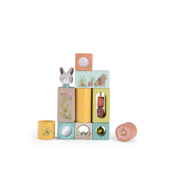 Trois Petits Lapins Stack-up Activity Blocks by Moulin Roty