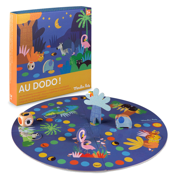 Les Toupitis Au Dodo Cooperative Board Game by Moulin Roty