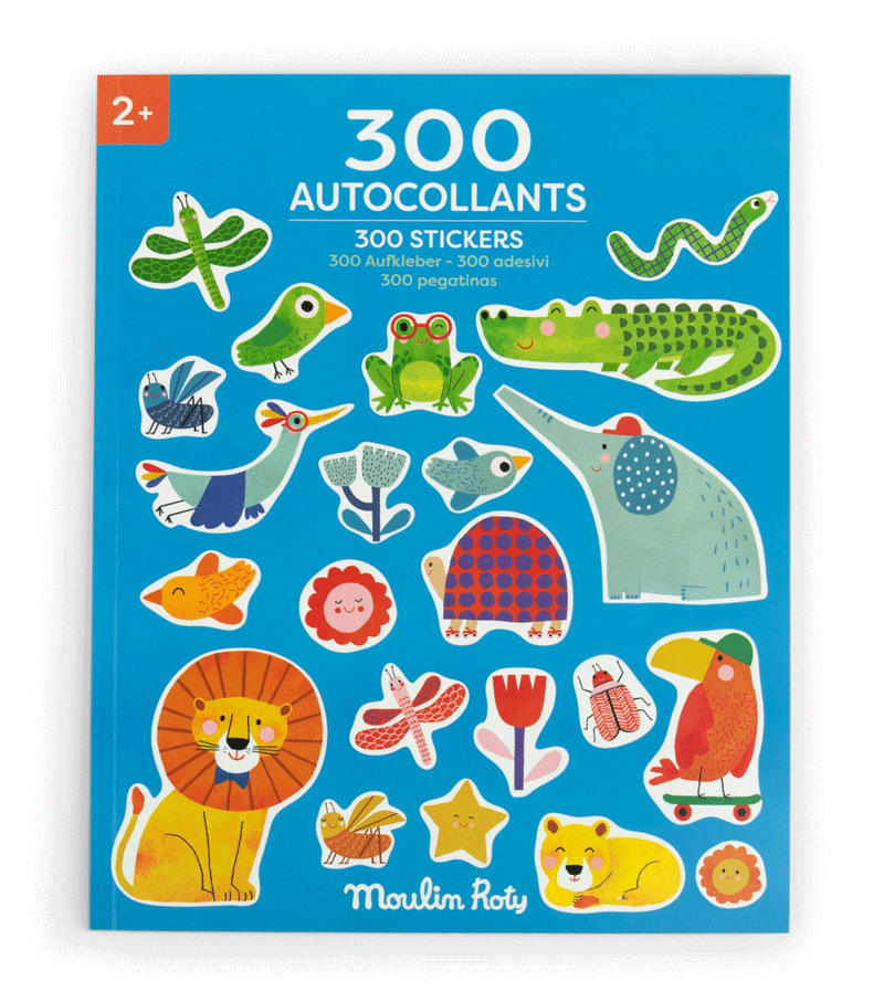 Book with 300 Stickers by Moulin Roty