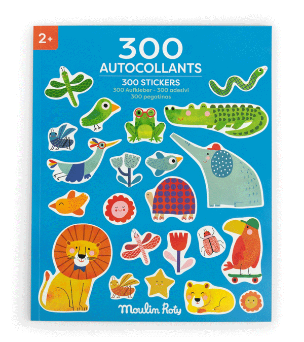 Book with 300 Stickers by Moulin Roty