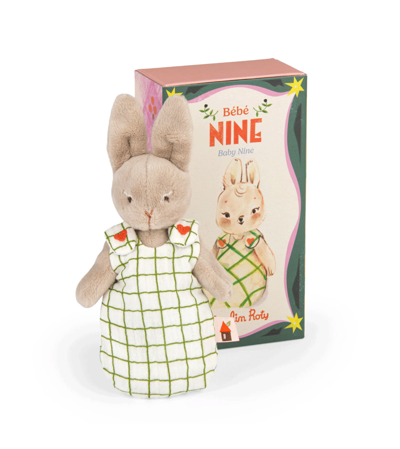 Bebe Nine the Rabbit Les Minouchkas by Moulin Roty