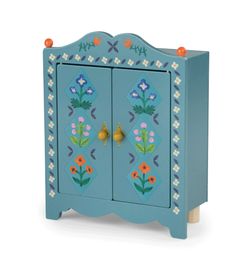 The Minouchkas Wooden Wardrobe by Moulin Roty