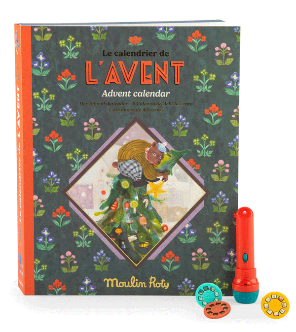 Les Minouchkas Storybook Torch Advent Calendar by Moulin Roty