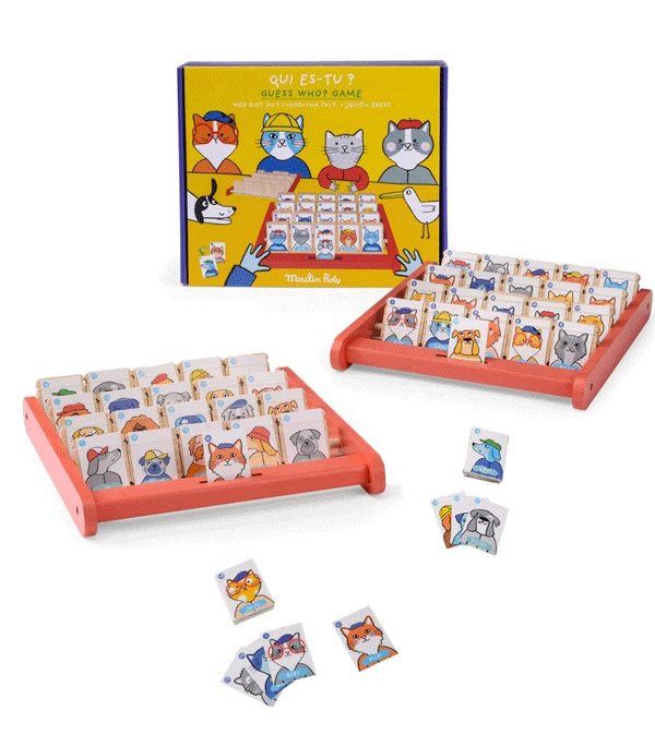 Les Loufoques Guess who? Game by Moulin Roty